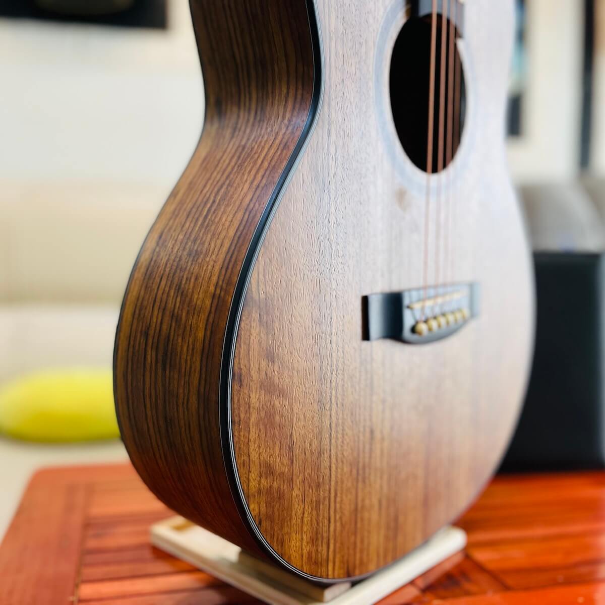 Guitar mini Tayste TS-25-36 size 3/4 36 inch gỗ Zebra