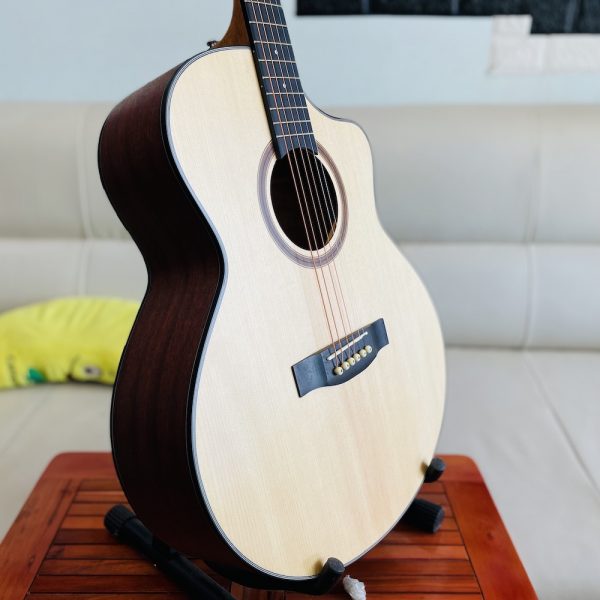 Guitar acoustic Tayste lưng hông Mahogany dáng A khuyết TS-21-407