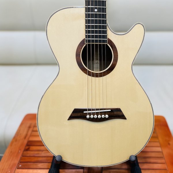 Guitar mini size 3:4 (36 inch) gỗ Điệp nguyên tấm DK-36C2