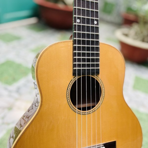Đàn guitarlele cao cấp Mahogany mặt Thông solid M-30